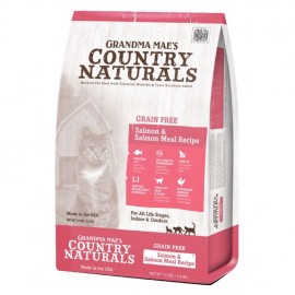 Country Naturals - 無穀物低敏感  三文魚全貓配方 6lb